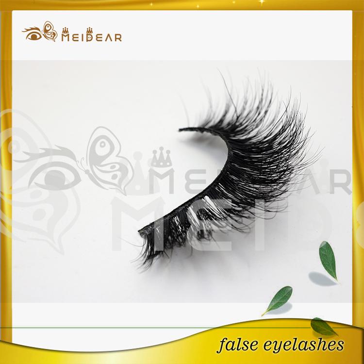 Hand made high quality 3D mink eyelashes supply in indonesia